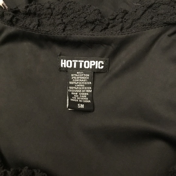 Hot Topic Pinup Rockabilly Rose Corset Dress Size SM - Picture 6 of 13